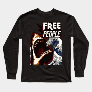 FREE PEOPLE SHARK V2 Long Sleeve T-Shirt